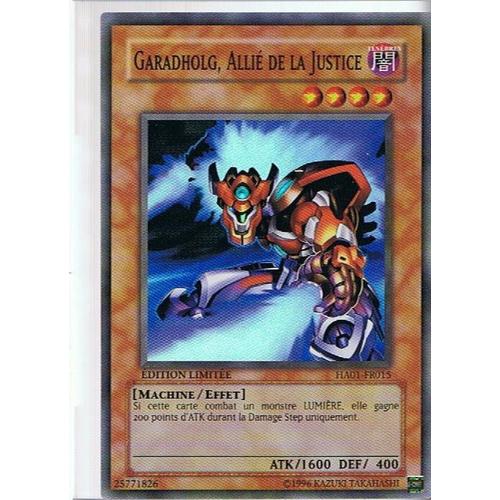 Garadholg Allie De La Justice - Yu-Gi-Oh! - Ha01-Fr015 - Sr