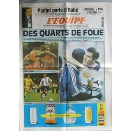 Equipe (L') N° 16218 Du 30/06/1998