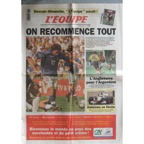 Equipe (L') N° 16216 Du 27/06/1998