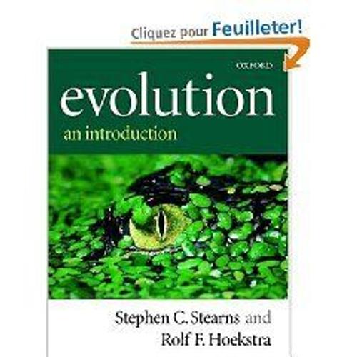 Evolution : An Introduction