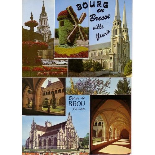 Bourg En Bresse , Lot De 2 Cartes Des Années 70