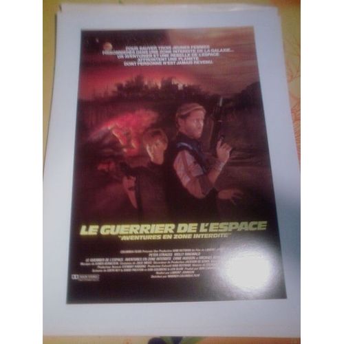 Le Guerrier De L'espace; Affiche De Cinéma 24x32
