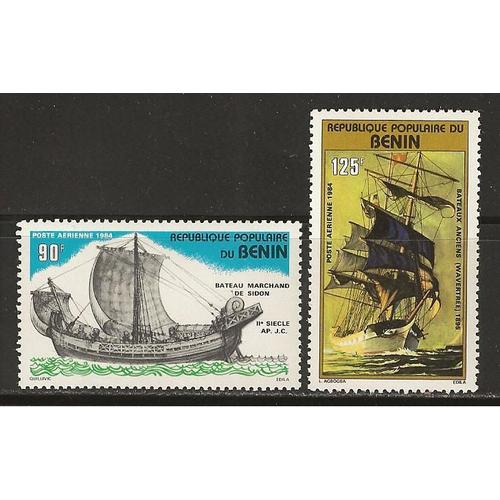 Timbres Neufs République Populaire Du Bénin  Poste Aérienne Année 1984 Bateaux