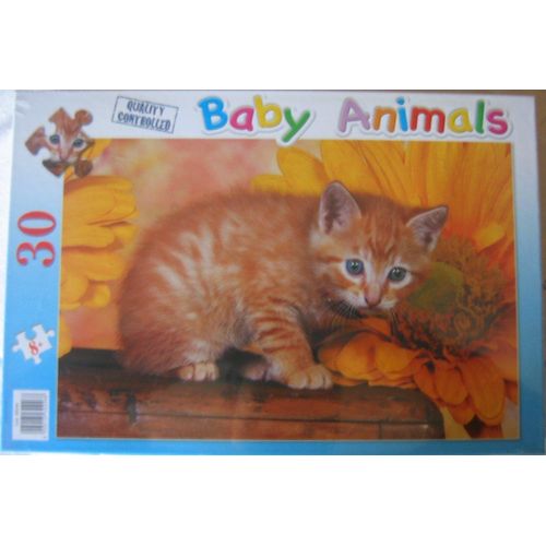 Puzzle Baby Animals Chaton 30 Pièces