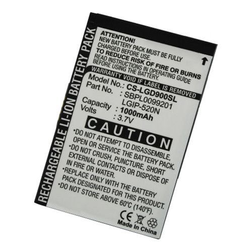 Batterie Li-Ion 1000 Mah Pour Lg Gd900 Crystal, Bl40 Chocolate