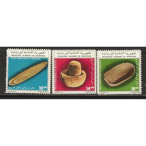 Timbres Neufs De Mauritanie Annee 1983 N° 532 533 534 Meules