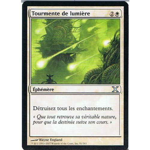 Tourmente De Lumière  - Magic Mtg - 10ème Edition 51 - U