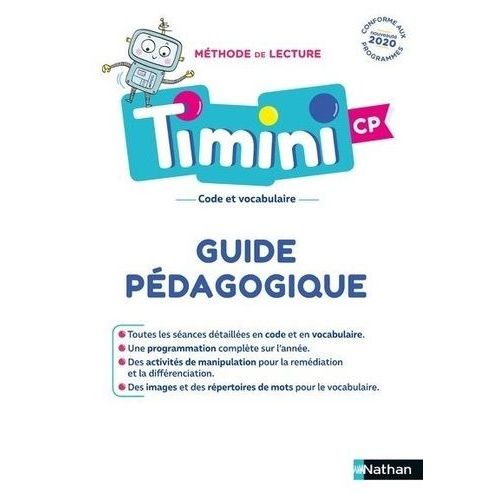 Méthode De Lecture Timini Cp - Guide Pédagogique