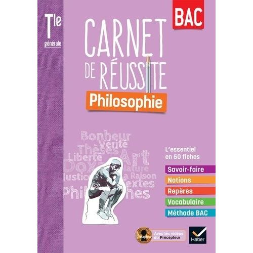 Philosophie Tle Mon Carnet De Réussite