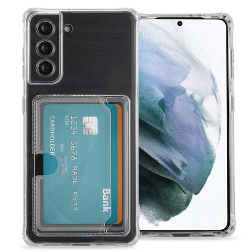 Imoshion Coque Silicone Avec Porte-Cartes Samsung Galaxy S21 Transparent