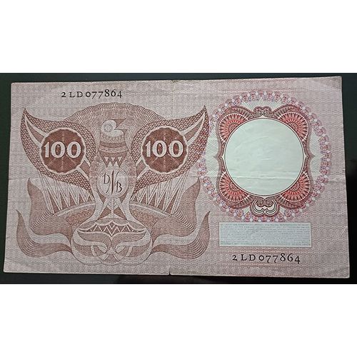 Billet De Banque Honder Gulden 100 De 1953