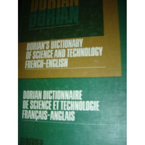 Dictionary Of Science And Technology. English-French. - Dictionnaire De Science Et Technologie. Anglais-Francais.