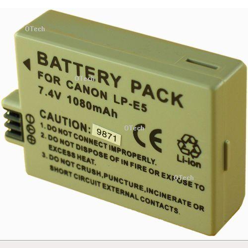 Batterie de haute qualité pour CANON EOS 1000D