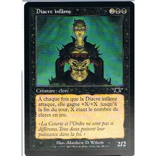 Diacre Infâme  - Magic Mtg - Legions 85 - C