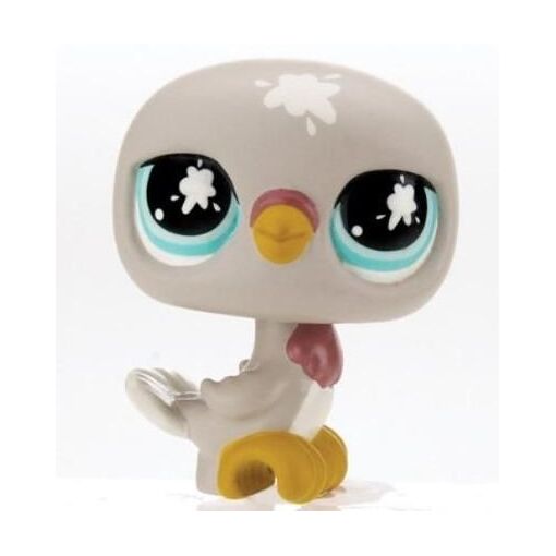 Figurine Littlest Pet Shop (LPS) Pigeon #812 - Occasion, Animaux De La Ferme Hasbro