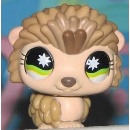 Petshop Unique Et Inédit Le Bébé Herisson Beige / Pet Shop #485 Rare Avec Aimant