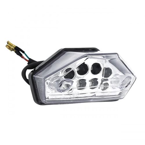 Feu Arrière 12v A Led Cabochon Transparent Pour Moto Rieju 50 Mrt 2009 À 2021