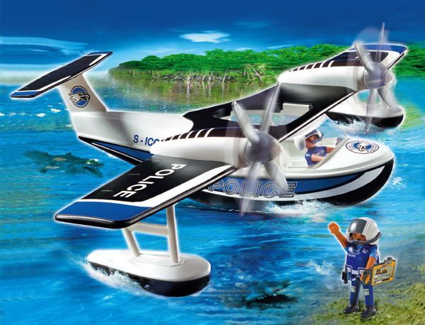 Playmobil Wild Life 4445 - Policier Et Hydravion - 2