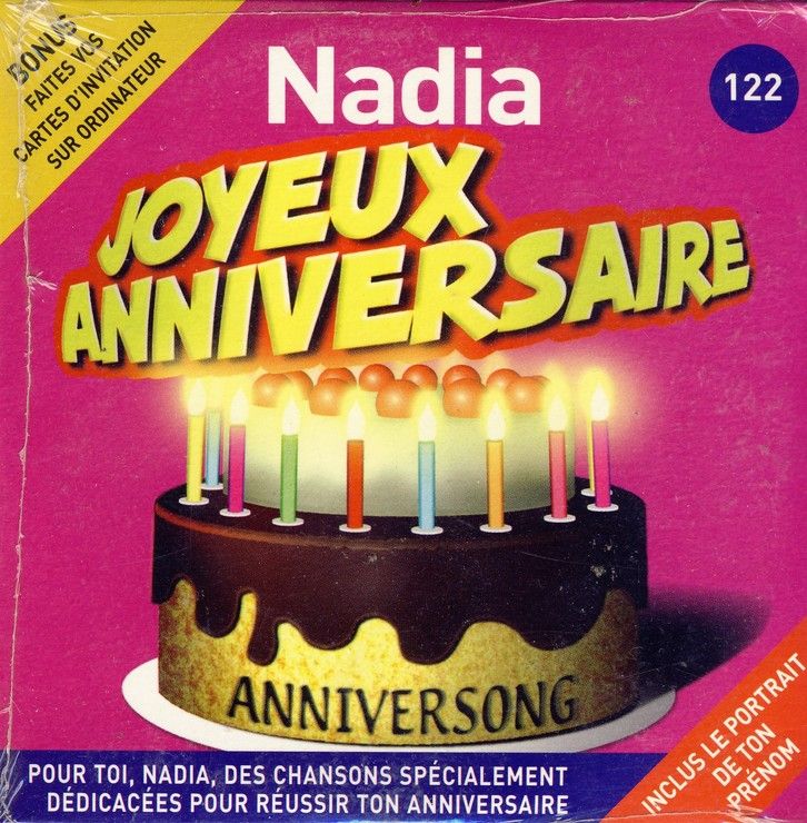 Joyeux Anniversaire Nadia Cd Rakuten