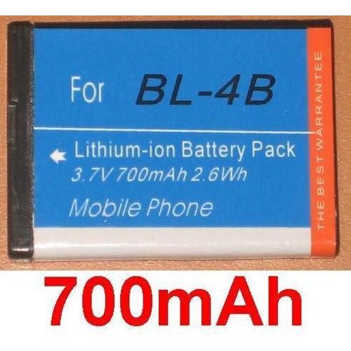 Batterie Li Ion Nokia 2630 2760 6111 7370 7373 7500 N76