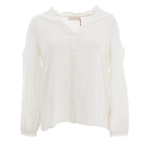 Chemise Manches Longues La Petite Etoile Brenda Blanc Blouse Ecru