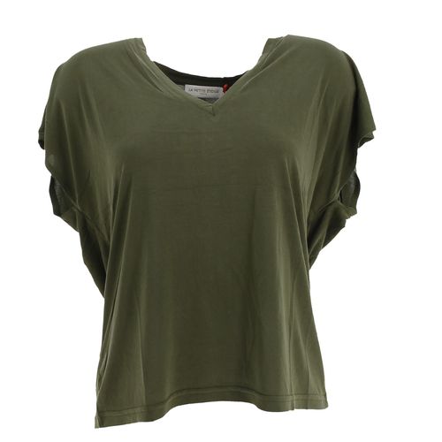 Tee Shirt Manches Courtes La Petite Etoile Marcellina Bis Kaki Mc Tee Kaki