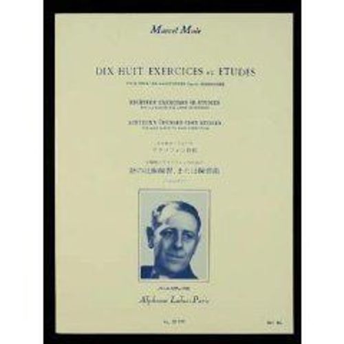 18 Exercices Ou Etudes D'après Berbiguier Saxophone
