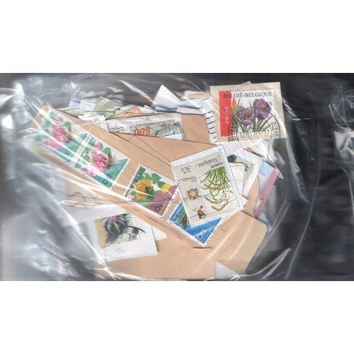 Lot De 100 Gr. Fleurs Et Animaux Du Monde