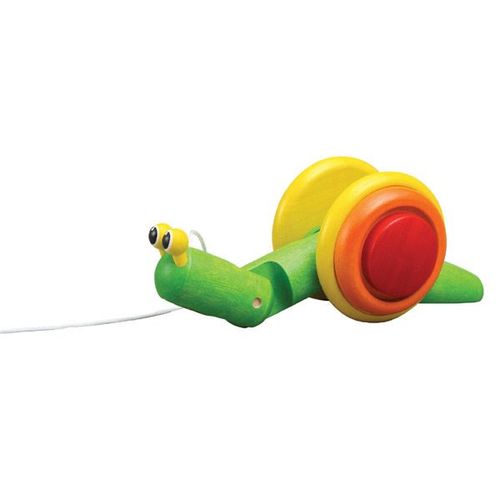 Escargot, Jeu À Tirer En Bois D'hévéa