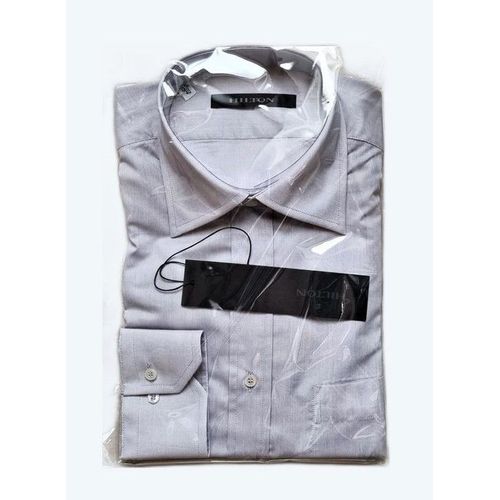 Chemise Homme Hilton Taille 40 Grise Coton Etat Neuf