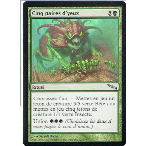 Cinq Paires D'yeux  - Magic Mtg - Mirrodin 126 - U