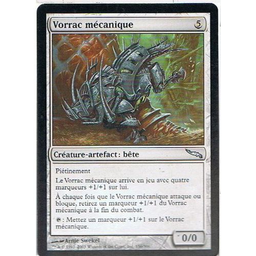 Vorrac Mécanique  - Magic Mtg - Mirrodin 156 - U