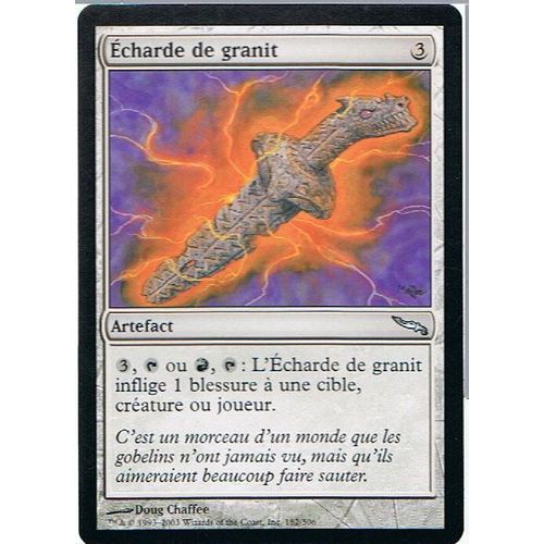 Écharde De Granit  - Magic Mtg - Mirrodin 182 - U