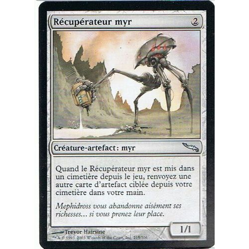 Récupérateur Myr  - Magic Mtg - Mirrodin 215 - U