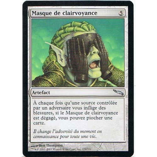 Masque De Clairvoyance  - Magic Mtg - Mirrodin 170 - U