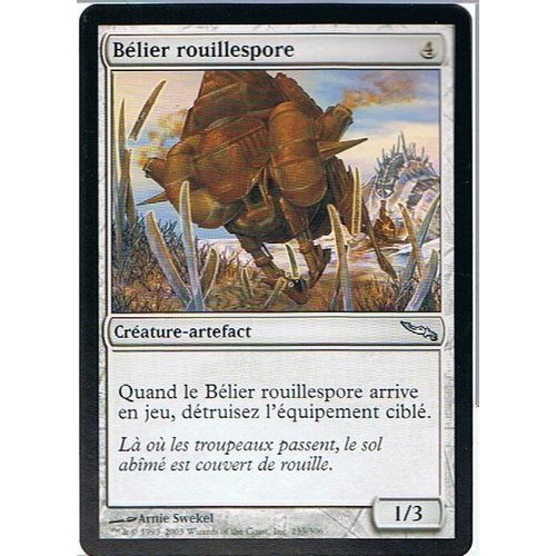 Bélier Rouillespore  - Magic Mtg - Mirrodin 235 - U
