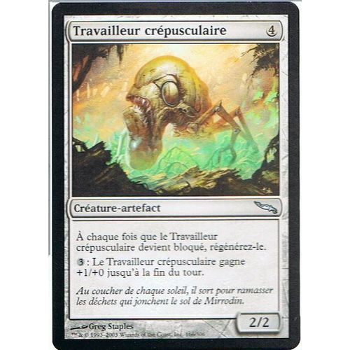 Travailleur Crépusculaire  - Magic Mtg - Mirrodin 166 - U