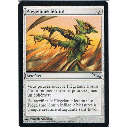 Piègelame Léonin  - Magic Mtg - Mirrodin 192 - U
