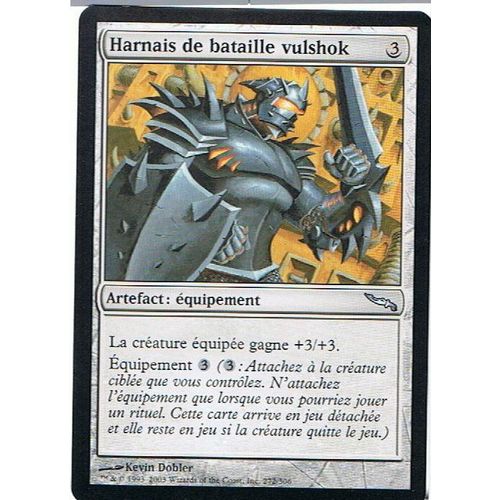 Harnais De Bataille Vulshok  - Magic Mtg - Mirrodin 272 - U