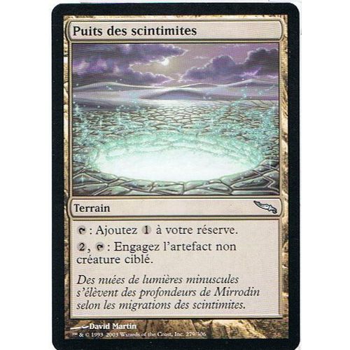 Puits Des Scintimites  - Magic Mtg - Mirrodin 279 - U