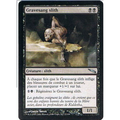 Gravesang Slith  - Magic Mtg - Mirrodin 77 - U