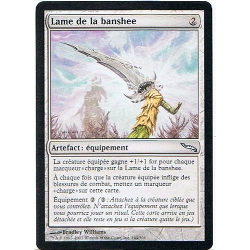 Lame De La Banshee  - Magic Mtg - Mirrodin 144 - U