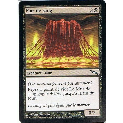 Mur De Sang  - Magic Mtg - Mirrodin 82 - U