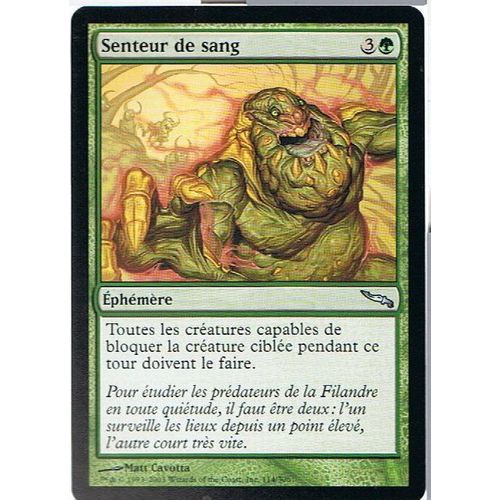 Senteur De Sang  - Magic Mtg - Mirrodin 114 - U