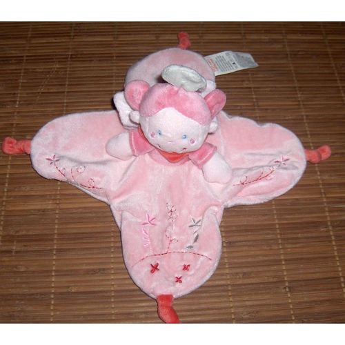 Doudou Reine Princesse Poupee Rose Grelot Kiabi Nicotoy