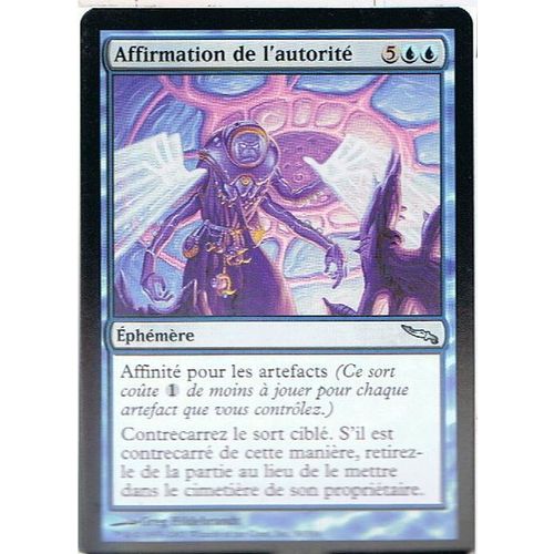 Affirmation De L'autorité  - Magic Mtg - Mirrodin 30 - U
