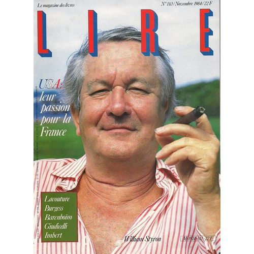 Lire N°110, Novembre 1984