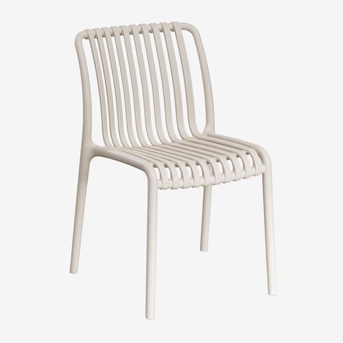 Lot De 2 Chaises De Salle À Manger Empilables Wendell Tapioca Beige