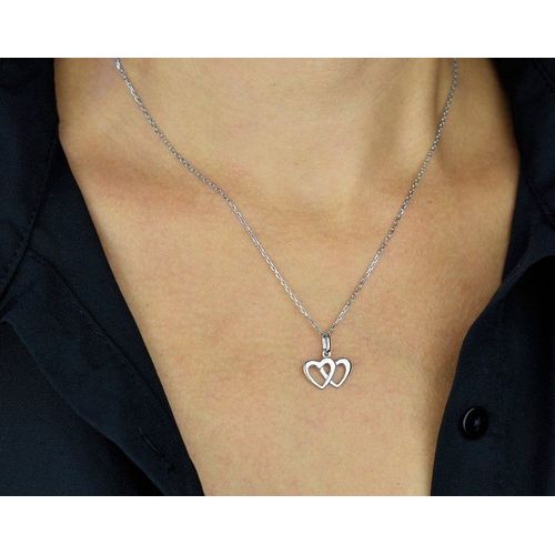 Pendentif C?Urs Entrelacés