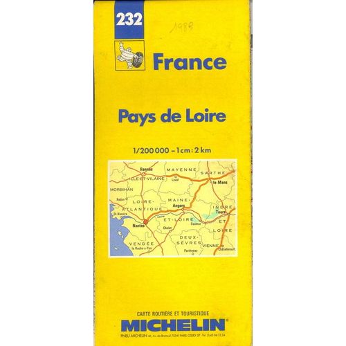 Carte Régionale. Pays De Loire . 1-200000